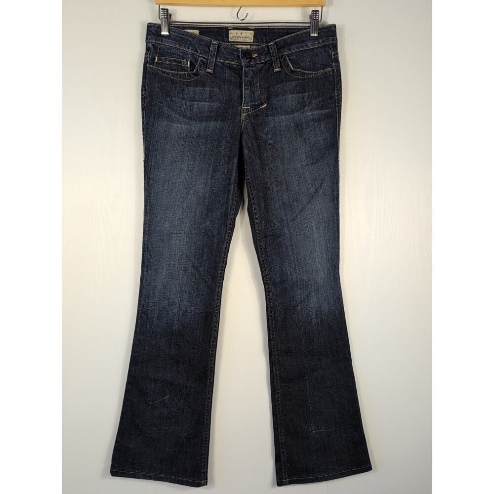 William Rast Womens Size 28 Dark Wash Low Rise Sadie Straight Leg Denim Jeans